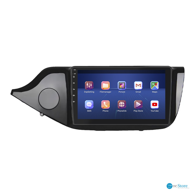 Штатная магнитола Lesko для Kia Ceed II 2012-2015 экран 9" 6/128Gb 4G Wi-Fi GPS Top