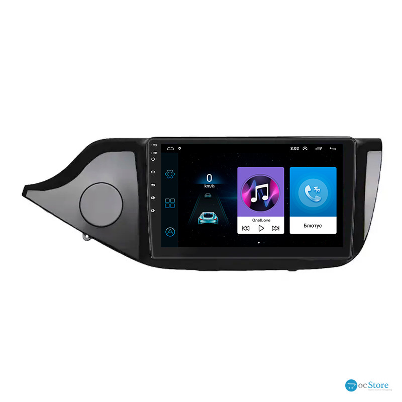 Штатная магнитола Lesko для Kia Ceed II Рестайлинг 2015-2018 экран 9" 1/16Gb Wi-Fi GPS Base
