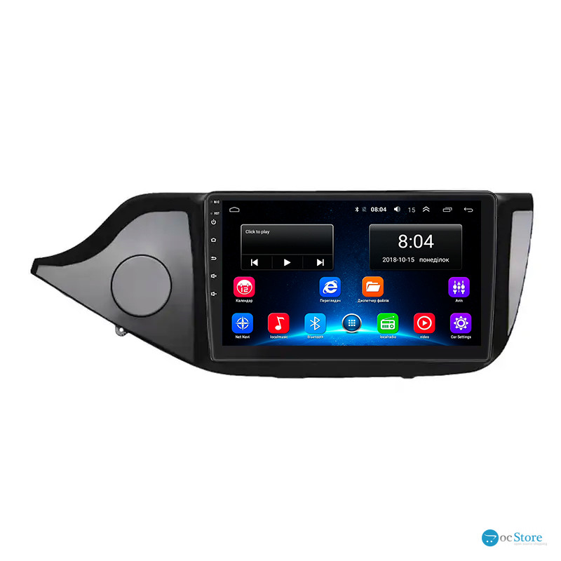 Штатная магнитола Lesko для Kia Ceed II Рестайлинг 2015-2018 экран 9" 2/32Gb Wi-Fi GPS Base