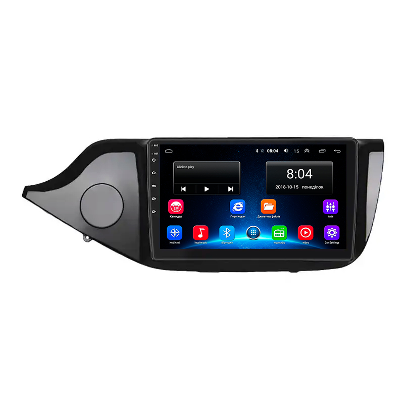 Штатная магнитола Lesko для Kia Ceed II Рестайлинг 2015-2018 экран 9" 2/32Gb Wi-Fi GPS Base