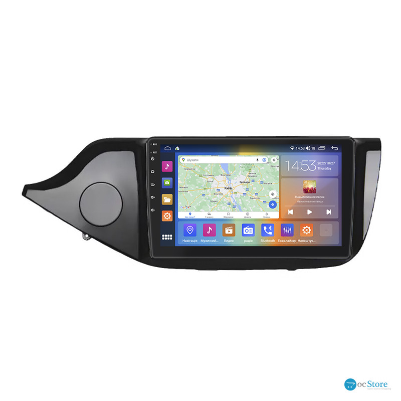Штатная магнитола Lesko для Kia Ceed II Рестайлинг 2015-2018 экран 9" 2/32Gb 4G Wi-Fi GPS Top
