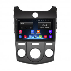 Штатная магнитола Lesko для Kia Cerato II Manual AC 2008-2013 экран 9" 2/32Gb Wi-Fi GPS Base