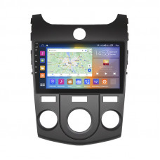 Штатная магнитола Lesko для Kia Cerato II Manual AC 2008-2013 экран 9" 2/32Gb CarPlay 4G Wi-Fi GPS Prime
