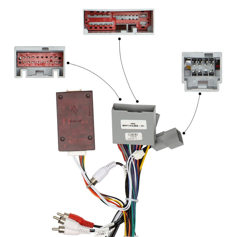 Адаптер штатного усилителя FEELDO Ford F150 2008+ Mustang 2014+ Escape 2007-2012 CAN-BUS (7300)