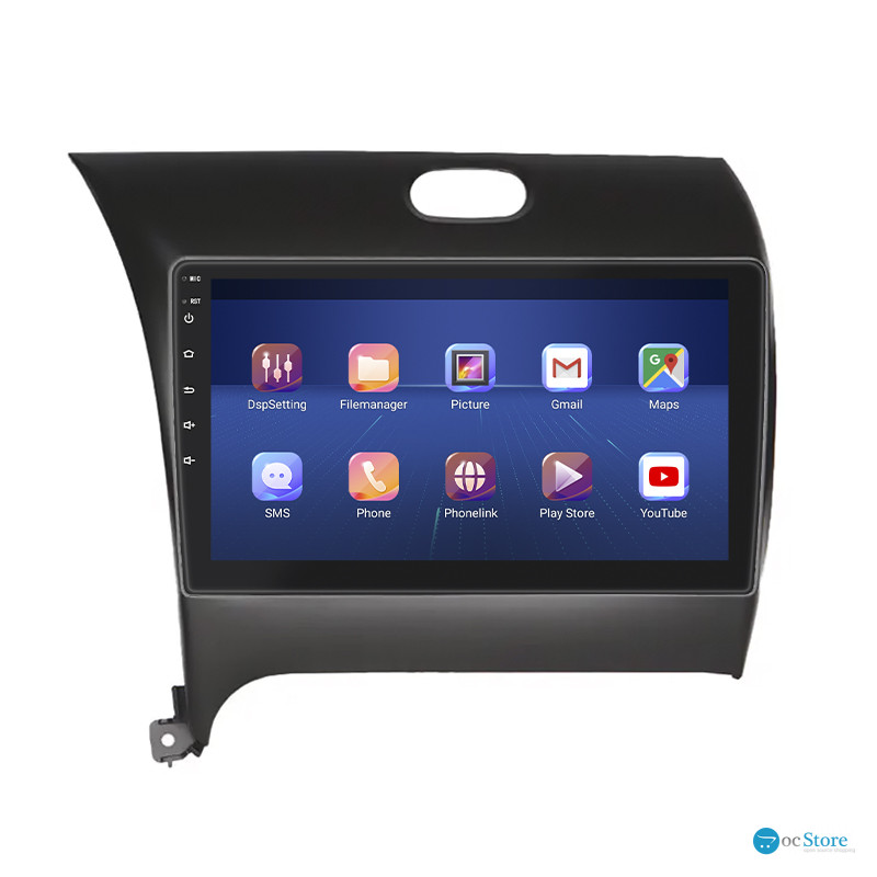 Штатная магнитола Lesko для Kia Cerato III 2013-2016 экран 9" 4/64Gb 4G Wi-Fi GPS Top