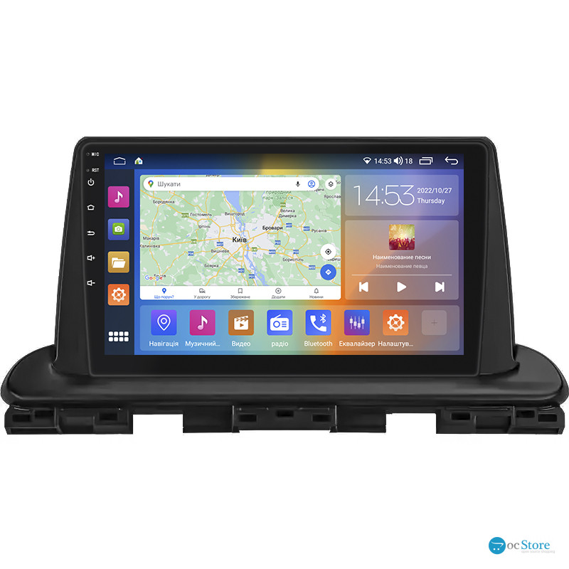 Штатная магнитола Lesko для Kia Cerato IV 2018-2021 экран 9" 2/32Gb CarPlay 4G Wi-Fi GPS Prime