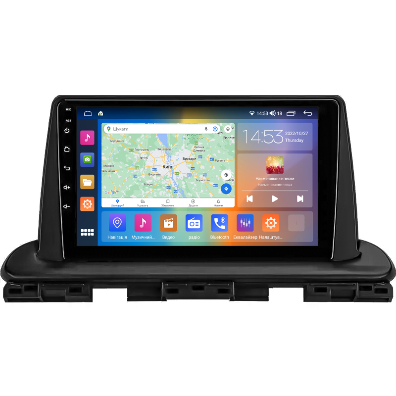 Штатная магнитола Lesko для Kia Cerato IV Рестайлинг 2021-н.в. экран 9" 2/32Gb CarPlay 4G Wi-Fi GPS Prime