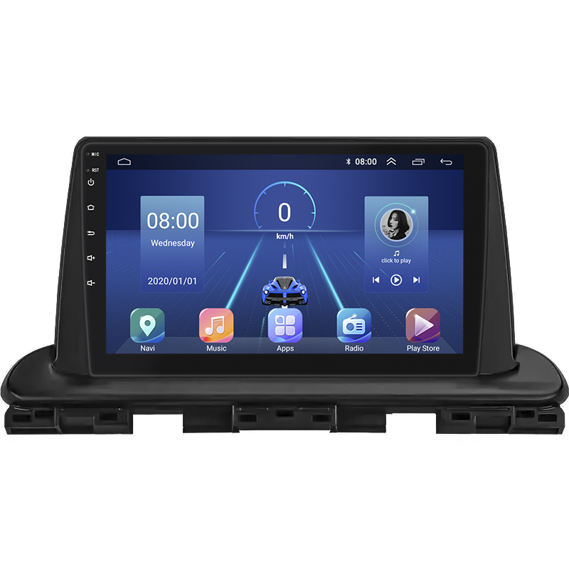 Штатная магнитола Lesko для Kia Cerato IV Рестайлинг 2021-н.в. экран 9" 6/128Gb 4G Wi-Fi GPS Top