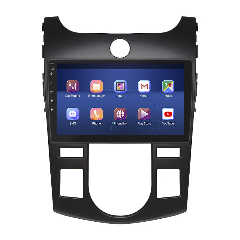 Штатная магнитола Lesko для Kia Forte I 2008-2013 экран 9" 6/128Gb 4G Wi-Fi GPS Top