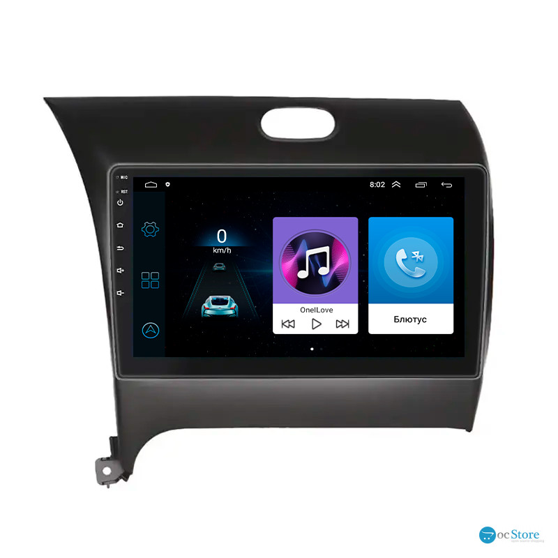 Штатная магнитола Lesko для Kia Forte II 2013-2016 экран 9" 1/16Gb Wi-Fi GPS Base