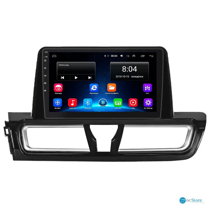 Штатная магнитола Lesko для Kia Forte III 2018-2021 экран 9" 2/32Gb Wi-Fi GPS Base