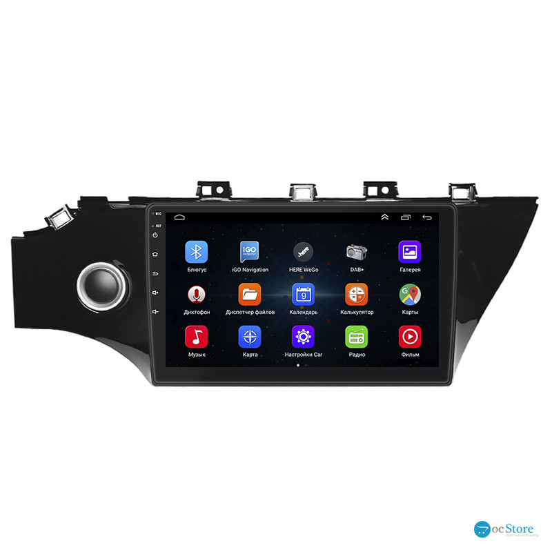 Штатная магнитола Lesko для Kia K2 IV (FB) 2017-н.в. экран 10" 1/16Gb Wi-Fi GPS Base