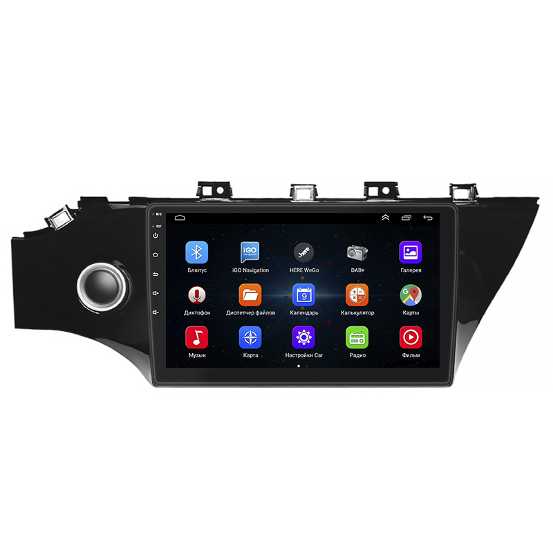 Штатная магнитола Lesko для Kia K2 IV (FB) 2017-н.в. экран 10" 1/16Gb Wi-Fi GPS Base