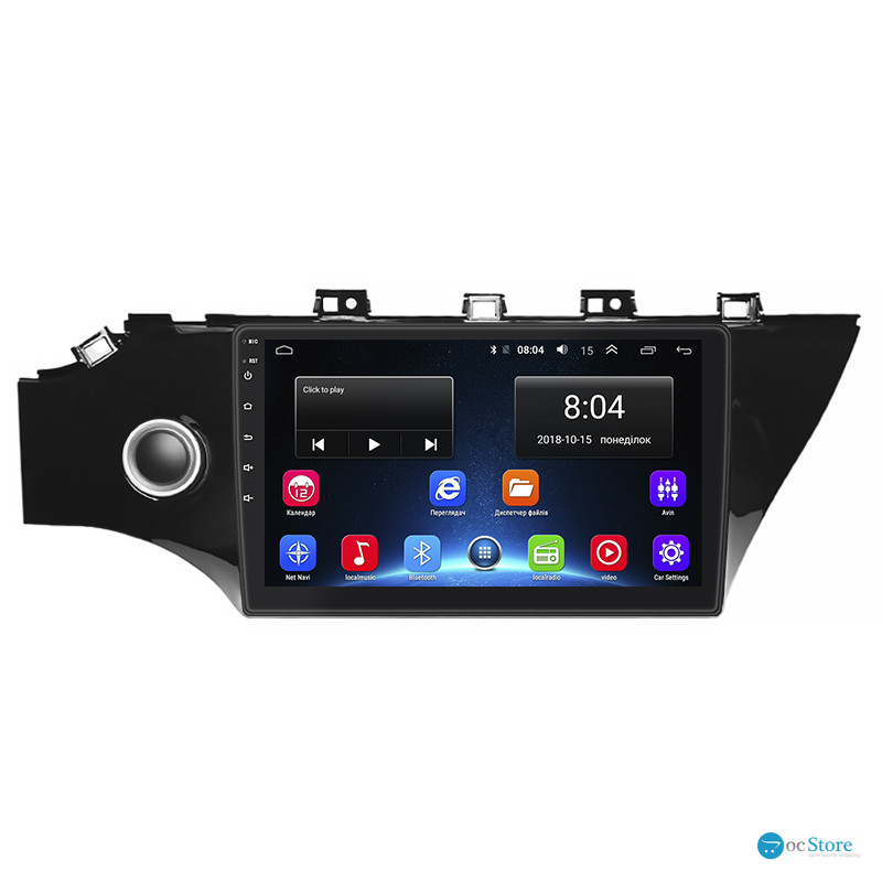 Штатная магнитола Lesko для Kia K2 IV (FB) 2017-н.в. экран 10" 2/32Gb Wi-Fi GPS Base