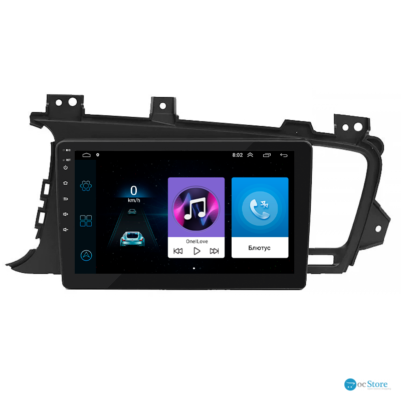Штатная магнитола Lesko для Kia K5 I 2010-2013 экран 9" 1/16Gb Wi-Fi GPS Base