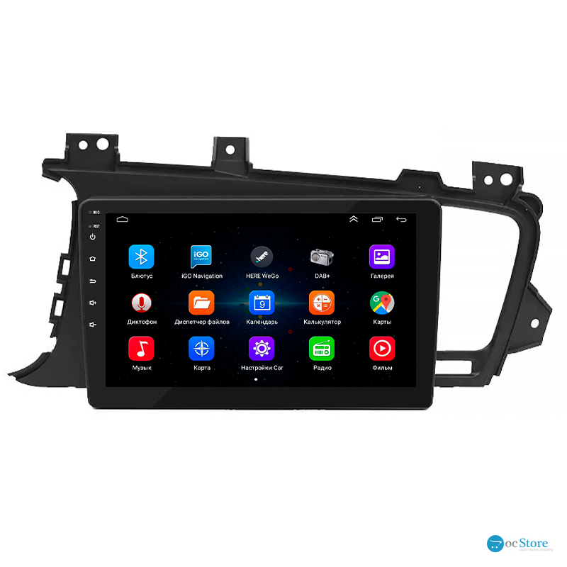 Штатная магнитола Lesko для Kia K5 I 2010-2013 экран 9" 1/16Gb Wi-Fi GPS Base