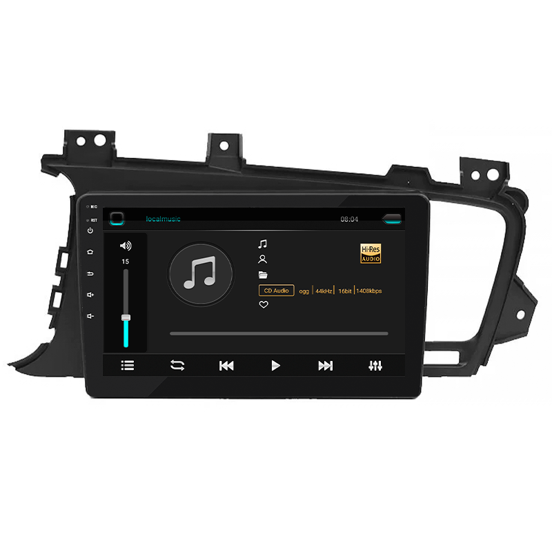 Штатная магнитола Lesko для Kia K5 I 2010-2013 экран 9" 2/32Gb 4G Wi-Fi GPS Top