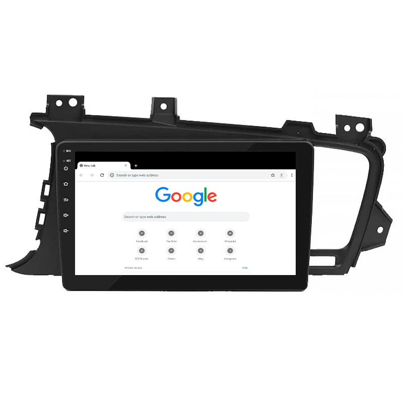 Штатная магнитола Lesko для Kia K5 I 2010-2013 экран 9" 2/32Gb 4G Wi-Fi GPS Top