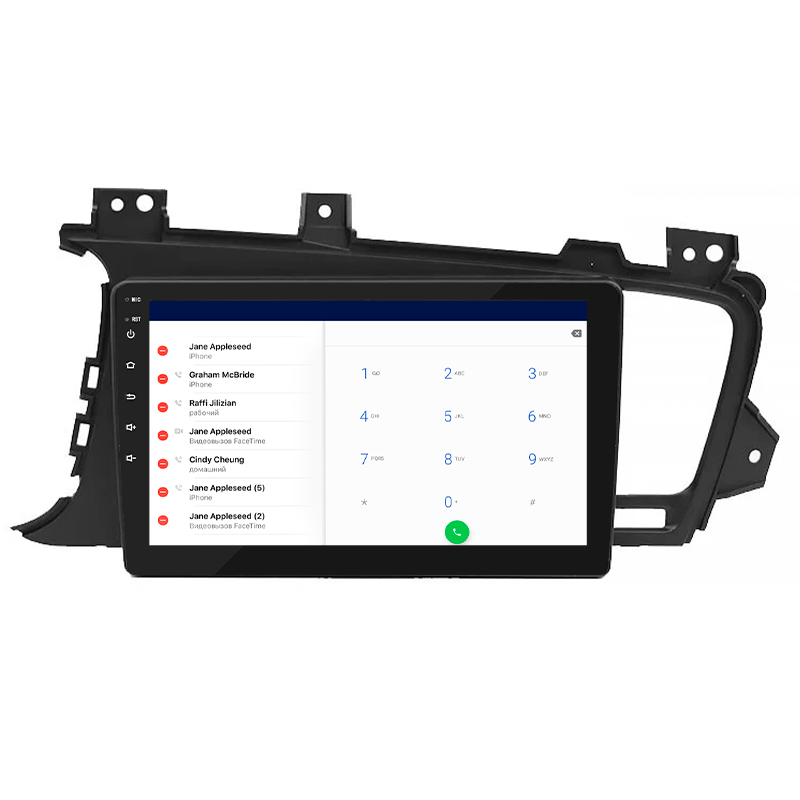 Штатная магнитола Lesko для Kia K5 I 2010-2013 экран 9" 4/64Gb 4G Wi-Fi GPS Top