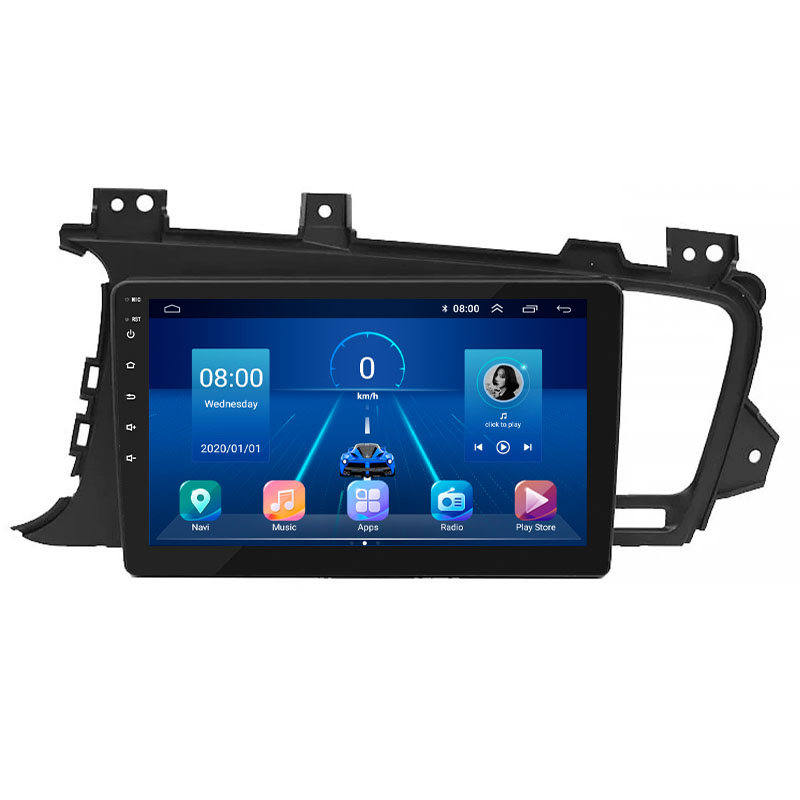 Штатная магнитола Lesko для Kia K5 I 2010-2013 экран 9" 6/128Gb 4G Wi-Fi GPS Top