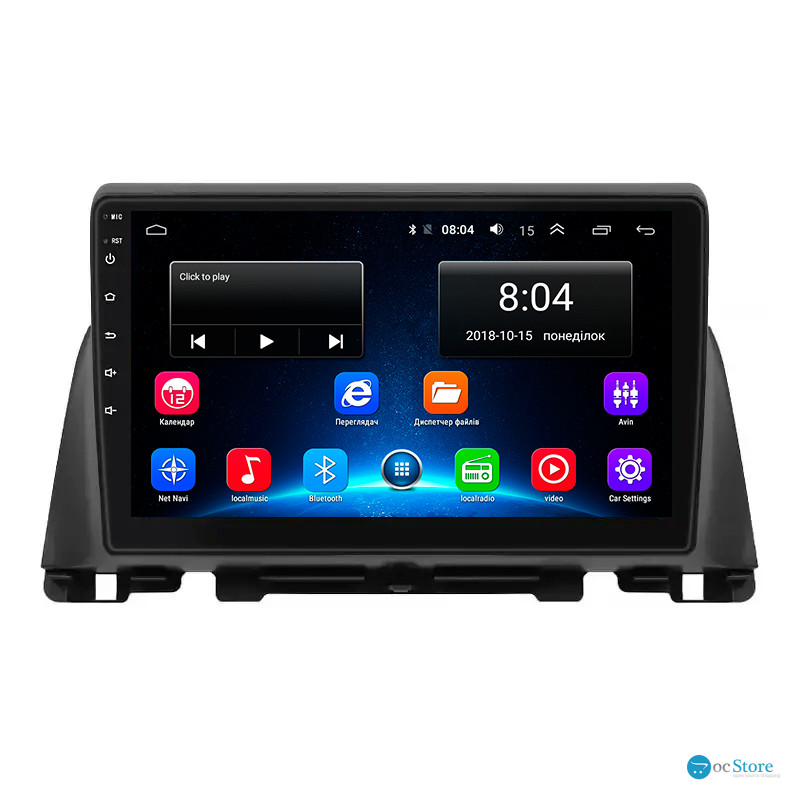 Штатная магнитола Lesko для Kia K5 II 2015-2020 экран 10" 2/32Gb Wi-Fi GPS Base