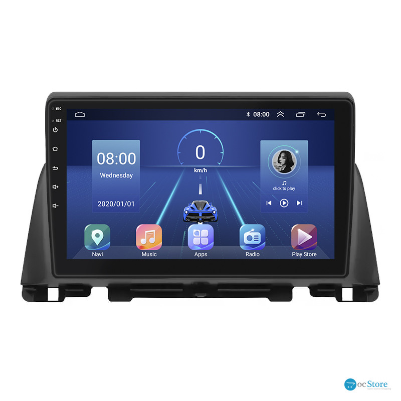 Штатная магнитола Lesko для Kia K5 II 2015-2020 экран 10" 2/32Gb 4G Wi-Fi GPS Top