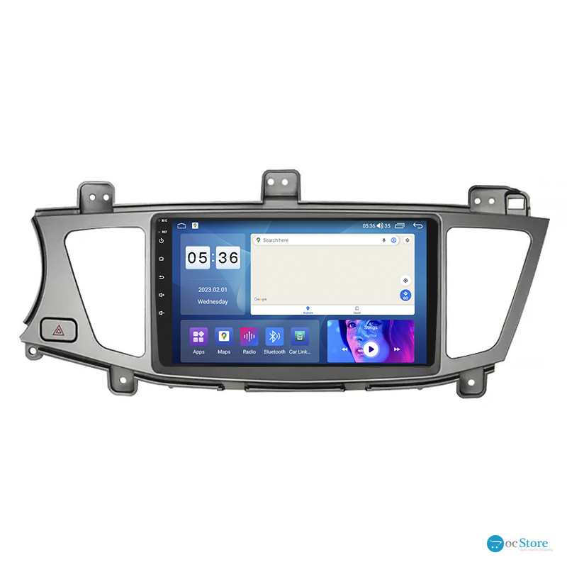 Штатная магнитола Lesko для Kia K7 VG (I) 2009-2012 экран 9" 4/64Gb CarPlay 4G Wi-Fi GPS Prime