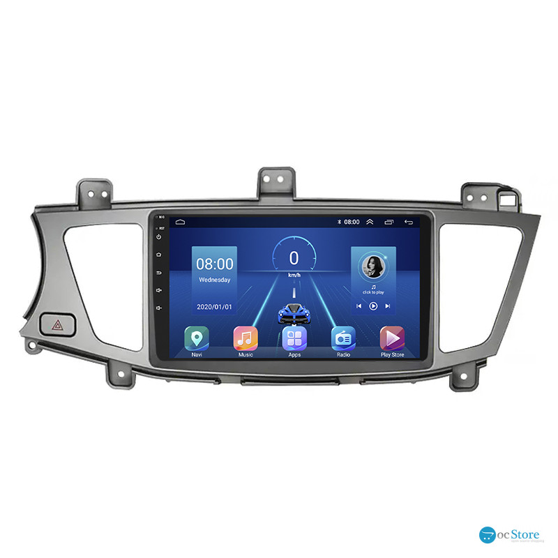 Штатная магнитола Lesko для Kia K7 VG (I) 2009-2012 экран 9" 6/128Gb 4G Wi-Fi GPS Top