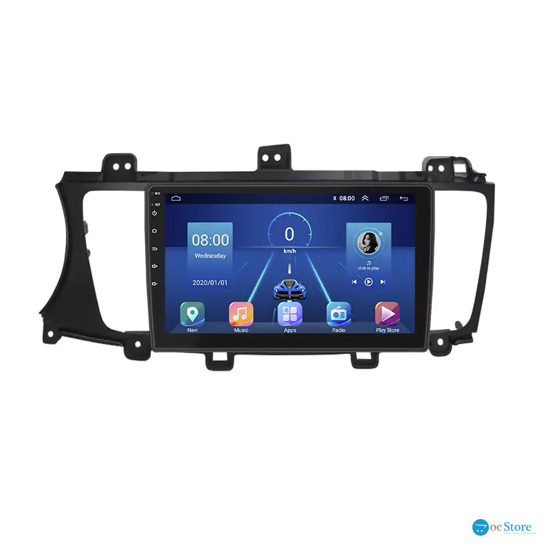 Штатная магнитола Lesko для Kia K7 VG (I) Рестайлинг 2012-2015 экран 9" 2/32Gb 4G Wi-Fi GPS Top