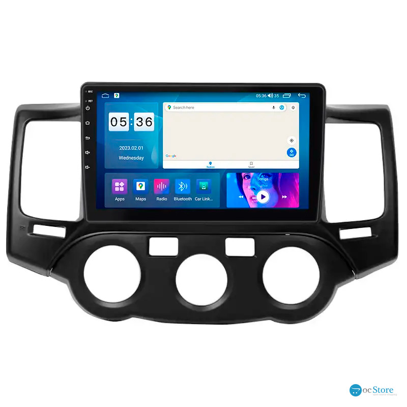 Штатная магнитола Lesko для Kia Magentis II Рестайлинг 2008-2010 экран 9" 4/64Gb CarPlay 4G Wi-Fi GPS Prime