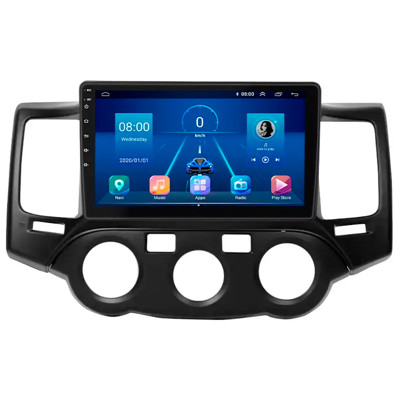 Штатная магнитола Lesko для Kia Magentis II Рестайлинг 2008-2010 экран 9" 2/32Gb 4G Wi-Fi GPS Top