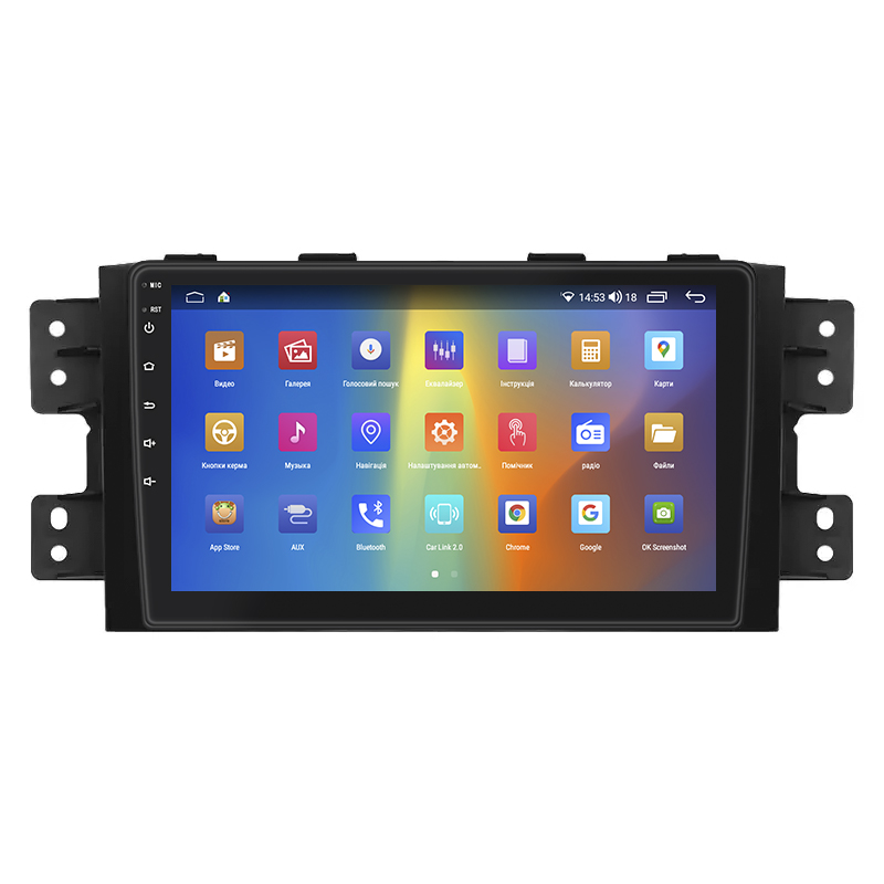 Штатная магнитола Lesko для Kia Mohave I Рестайлинг 2 2019-н.в. экран 9" 2/32Gb CarPlay 4G Wi-Fi GPS Prime