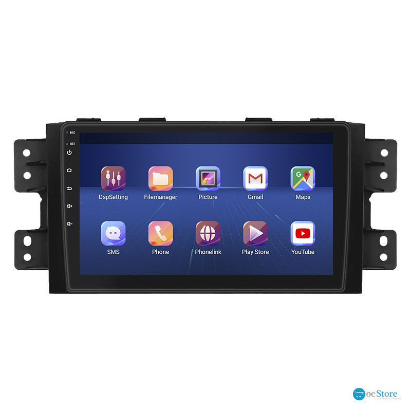 Штатная магнитола Lesko для Kia Mohave I Рестайлинг 2 2019-н.в. экран 9" 2/32Gb 4G Wi-Fi GPS Top