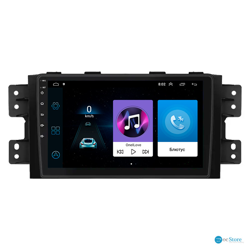 Штатная магнитола Lesko для Kia Mohave I Рестайлинг 2016-2020 экран 9" 1/16Gb Wi-Fi GPS Base