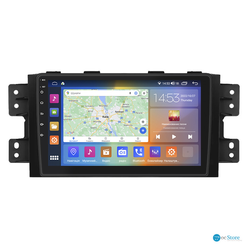 Штатная магнитола Lesko для Kia Mohave I Рестайлинг 2016-2020 экран 9" 2/32Gb CarPlay 4G Wi-Fi GPS Prime