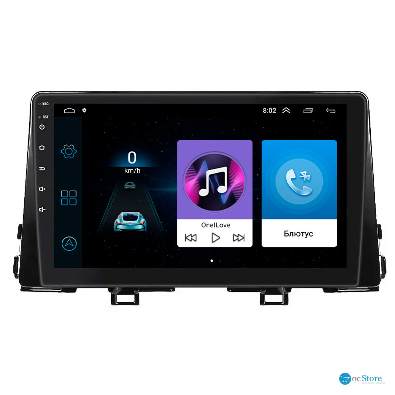 Штатная магнитола Lesko для Kia Morning III 2017-н.в. экран 9" 1/16Gb Wi-Fi GPS Base