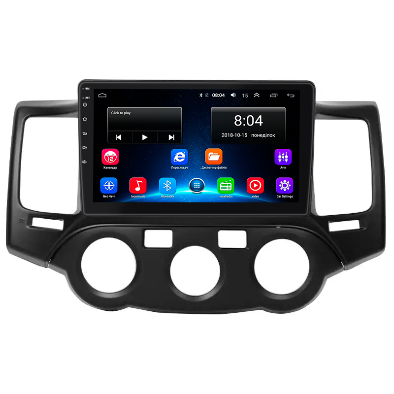 Штатная магнитола Lesko для Kia Optima II Рестайлинг 2008-2010 экран 9" 2/32Gb Wi-Fi GPS Base